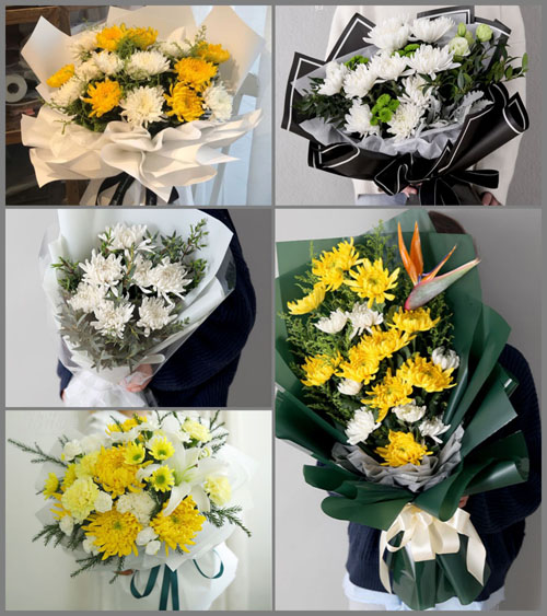 江苏扬州邗江区蒋王街道悦来村白事花束代送
